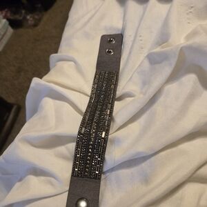 Black and Silver Bracelet